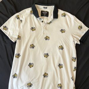 Mens size medium Hollister polo shirt, great used color diction